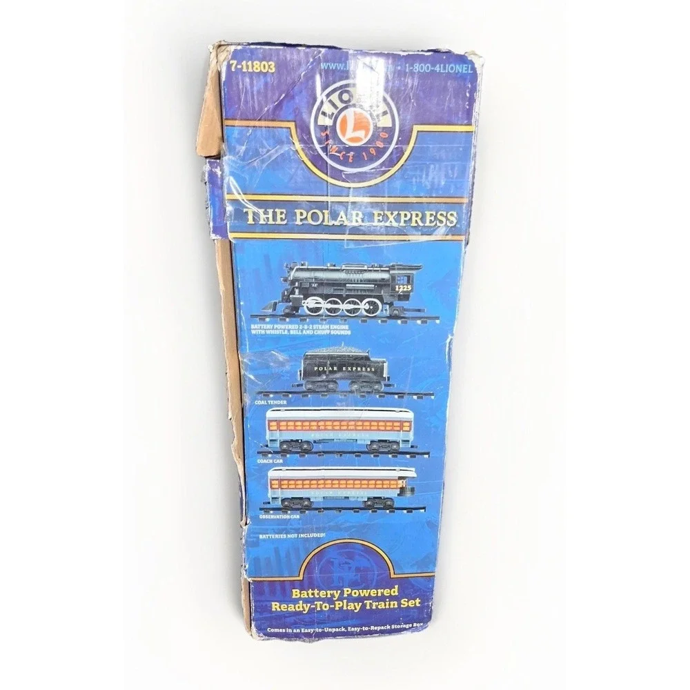 Lionel Polar Express Ready-To-Play Train Wagons Only INCOMPLETE Black